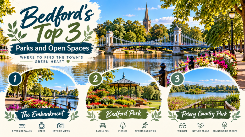 Bedford’s Top 3 Parks and Open Spaces